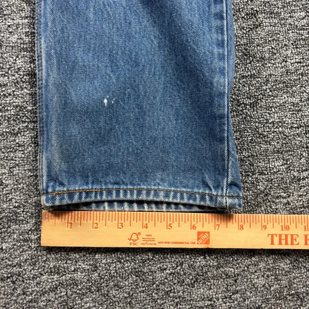 Vintage 2000s Levis XX 501 Straight Leg Medium Wash Blue Denim Jeans Size 38x34